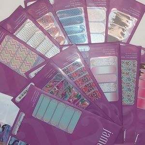 26 full and half sheets of Jamberry Nail Wraps